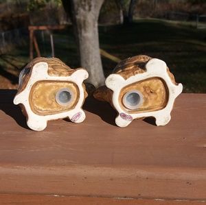Vintage Kitchen - Vintage Tourtouise Salt and Pepper Shaker Vintage Kitchen - Vintage Tourtouise Salt and Pepper Shaker